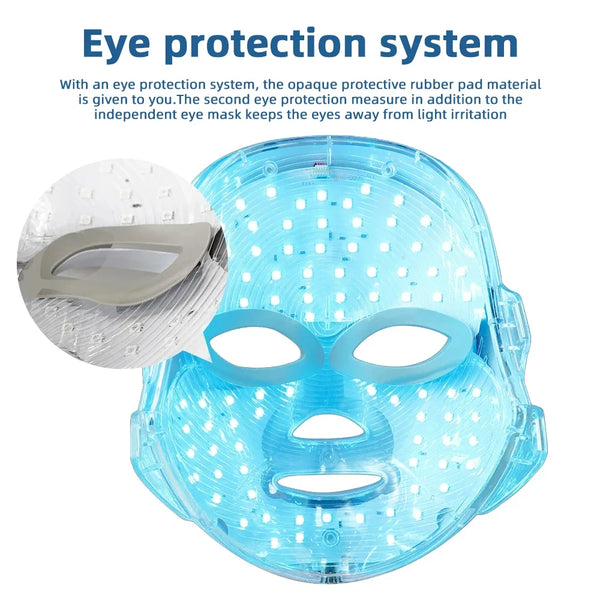 ChromaGlow™ 7-Color LED Light Therapy Face Mask | Clinic-Grade Skin Renewal