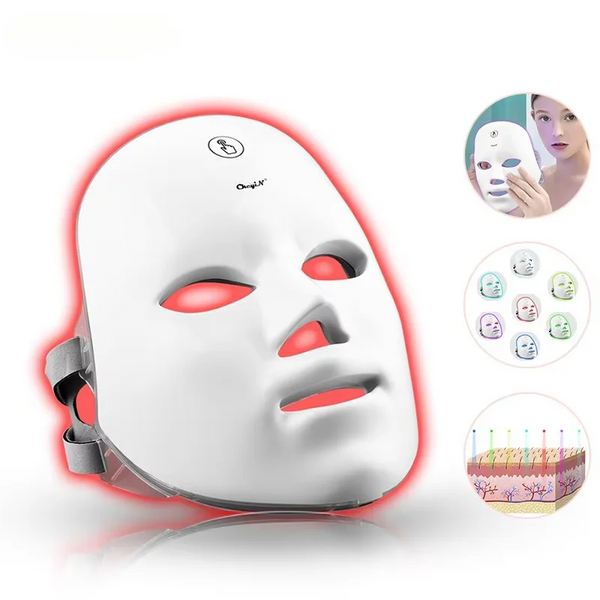 ChromaGlow™ 7-Color LED Light Therapy Face Mask | Clinic-Grade Skin Renewal